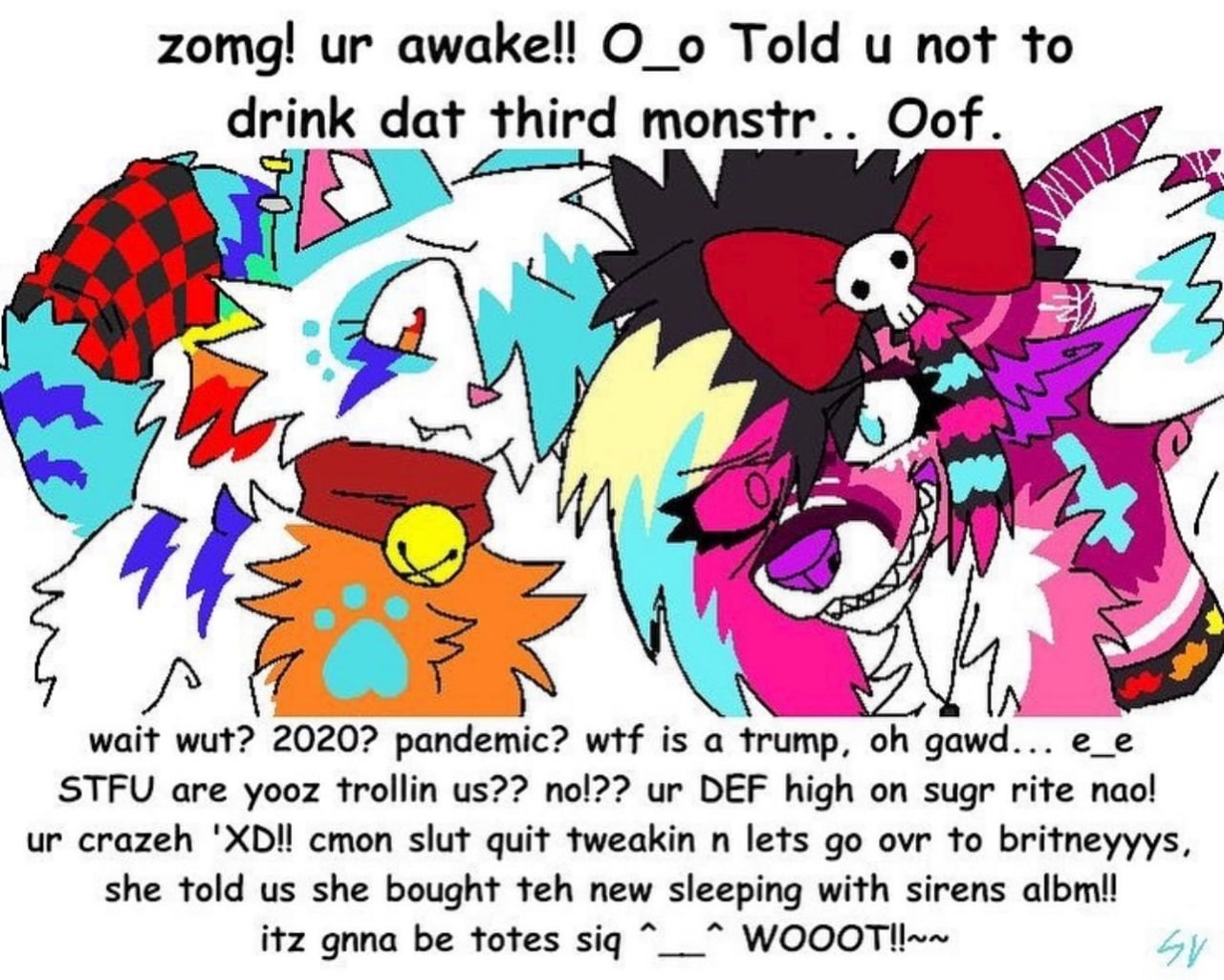 youre-awake-sparkledogs.jpg