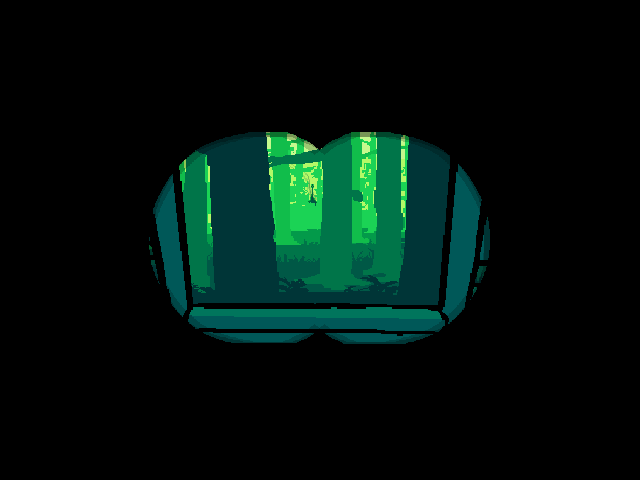 binoculars backwards